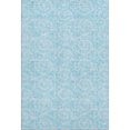 thumbnail image 2 of Addison Rugs Mayfield Washable Coastal Nautilus Aqua Rectangle Rug, 5' x 7'6", 2 of 6