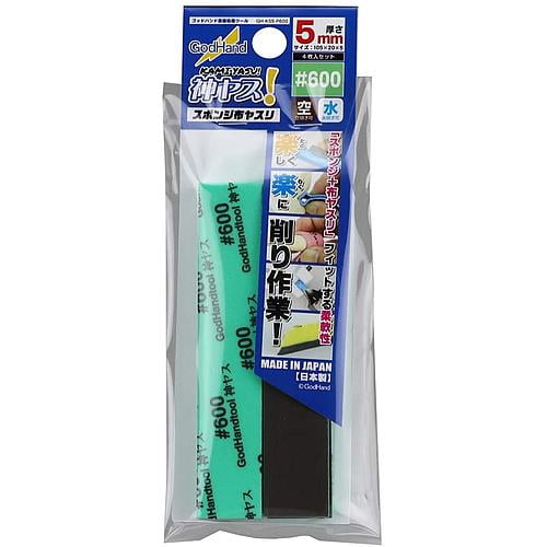 Kamiyasu Sponge File #600 5mm (4pcs)