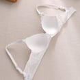 thumbnail image 6 of UDAUDU Women's Push Up Lace Bra Underwire Plunge Full Coverage Bras Comfortable Support Every Bra White 36B, 6 of 6