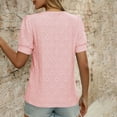 thumbnail image 4 of Summer Short Sleeve Tops For Women Short Sleeve Round-Neck Loose Regular Casual Loose Fitting Tops Outfits Clothes 2026 - 2XL, 4 of 4