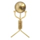 thumbnail image 4 of Lámpara esférica de cristal transparente, una elegante obra de arte abstracta para su espacio vital Glamour dorado, 4 of 8