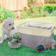 thumbnail image 2 of Dog Toy Basket Pet Toy Storage Box Dog Toy Thousand Clothes Gray, To edit dog toys, 2 of 5