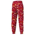 thumbnail image 5 of Youth Outerstuff Red Kansas City Chiefs Chestnut Holiday Sleep Set, 5 of 5