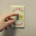 thumbnail image 3 of Taters Not Haters Tots Funny Humor Plastic Wall Decor Toggle Light Switch Plate Cover, 3 of 4