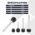 thumbnail image 4 of Uxcell Knurled Clamping Knobs Handle Thumb Screws Bolt Knobs Male Thread Head for Electronics Automotive Furniture Assembly Wood Working DIY Projects M3 x 12 mm x 14 mm, 4 of 6