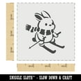 thumbnail image 2 of Ski Rabbit Bunny Slopes Snow Rabbit DIY Cookie Wall Craft Stencil - 3.5 Inch, 2 of 5