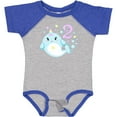 thumbnail image 3 of Inktastic Happy 2nd Birthday with Cute Narwhal Stars and Bubbles Boys or Girls Baby Bodysuit, 3 of 5
