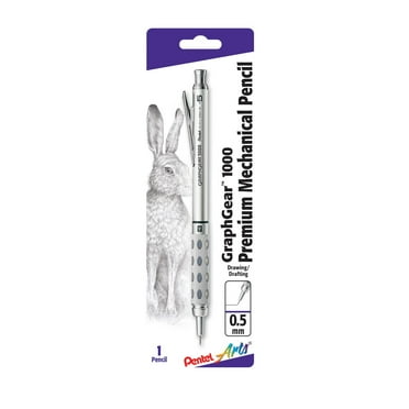 Pentel GraphGear 1000 Drafting Pencil, .5mm, Gray