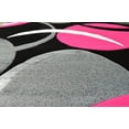 thumbnail image 6 of PREMIUM 3D Effect Hand Carved Thick Modern Contemporary Abstract Area Rug Design 1062 Pink 9'2''x12'5'', 6 of 10