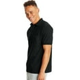 thumbnail image 2 of Hanes EcoSmart Men's Pocket Polo Shirt, 2-Pack Black S, 2 of 3