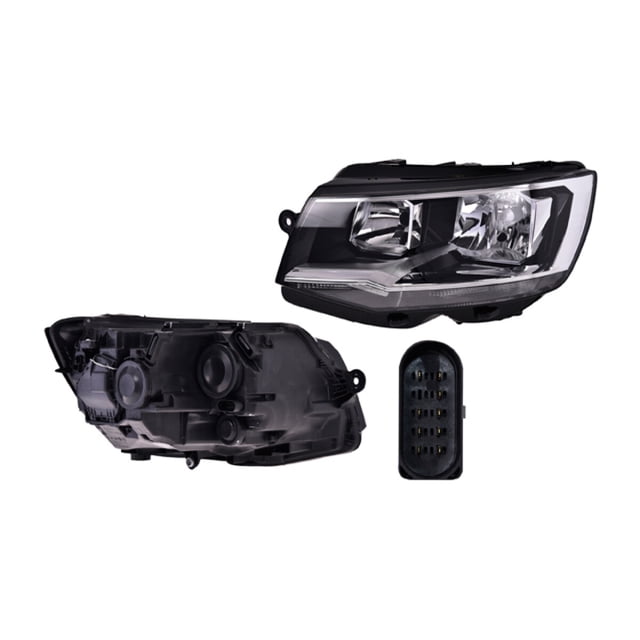Faro Transporter 2016 A 2019 Volkswagen Izq Eléctrico C/Motor P/Foco H7 DEPO .