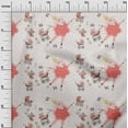 thumbnail image 2 of oneOone Cotton Poplin Dark Peach Fabric Cartoon Sheep|Baby Feeder & Baby Stroller Kids Sewing Craft Projects Fabric Prints By Yard 56 Inch Wide, 2 of 4