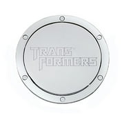 2010-2013 Camaro Transformers Logo Non-Locking Fuel Door : Chrome