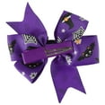 thumbnail image 5 of Unique Bargains 1 Pc Hair Clip Halloween Bow Hair Clips for Women Purple, 5 of 5