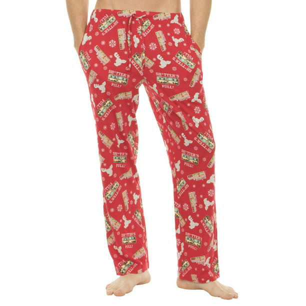 Christmas Vacation Shitter's Full Red Lounge Pants - Walmart.com