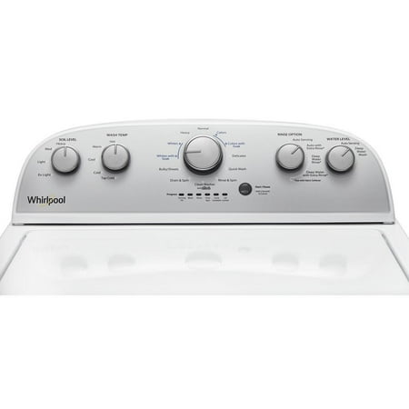 Whirlpool - 3.8 Cu. Ft. High Efficiency Top Load Washer with 360 Wash Agitator - White