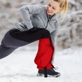 thumbnail image 3 of Legs Gaiter Waterproof Hiking Gaiters with Adjustable Rubber Foot Strap Climbing Boots Shoes Gaiters for Snow and Mud, 3 of 7