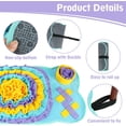 thumbnail image 5 of Vivifying Snuffle Mat for Dogs, 28.5"×13" Sniff Mat for Small Dogs and Cats Slow Eating and Keep Busy, Dog Enrichment Feeder Encourage Foraging Skill Sniff Mat for Stress Relief, 5 of 8
