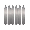 thumbnail image 1 of 6 uds cuello bordes lisos Metal jinwen Estancias de cuello 70 mm x 10 mm x 08 mm, 1 of 8