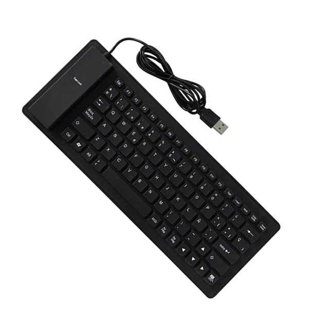 Mini Clavier USB Filaire 84 Touches Étanche pour PC Notebook Ordinateur Portable de Bureau Complet
