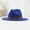 Blue, variant on Womens Western Cowboy Hat, AURORADY Women Men Bucket Hat Cap Leopard Western Wide Brim Solid Hats, Orange One Size Cowboy