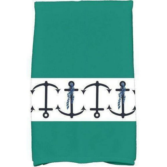 Simply Daisy 18" x 30" Anchor Stripe Stripe Print Kitchen Towel