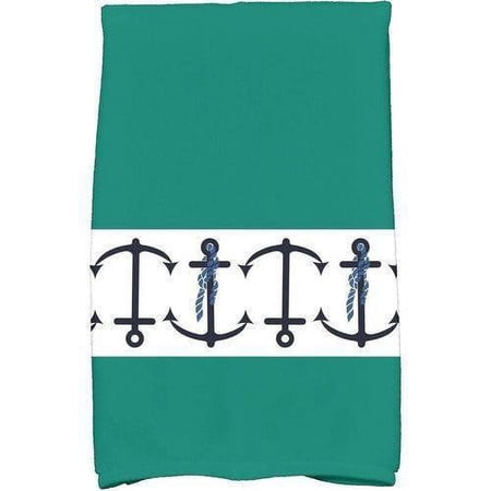 Simply Daisy 18" x 30" Anchor Stripe Stripe Print Kitchen Towel