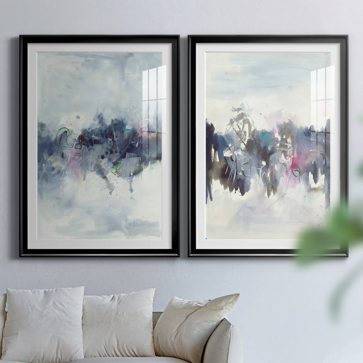 Wexford Home Birds I Premium Framed Print, 26.5" x 36.5" - Ready to Hang, Black (Set of 2)