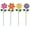 Colorful, variant on Garden Decor for Outside, Set of 6 Metal Tulip Flowers Decorative Garden Stakes for Yard Decor, Outdoor Decorations Yard Art for Lawn Front Porch Pathway Patio (Multi-Color)