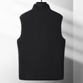 thumbnail image 4 of Youmylove Men Leisure Jacket Winter Soft Warm Zipper Stand-Collar Lamb Velvet With Pockets Sleeveless Outwear Coat Chaquetas De Invierno, 4 of 9
