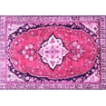 thumbnail image 1 of Ahgly Company Indoor Rectangle Medallion Pink Traditional Area Rugs, 8' x 12', 1 of 4