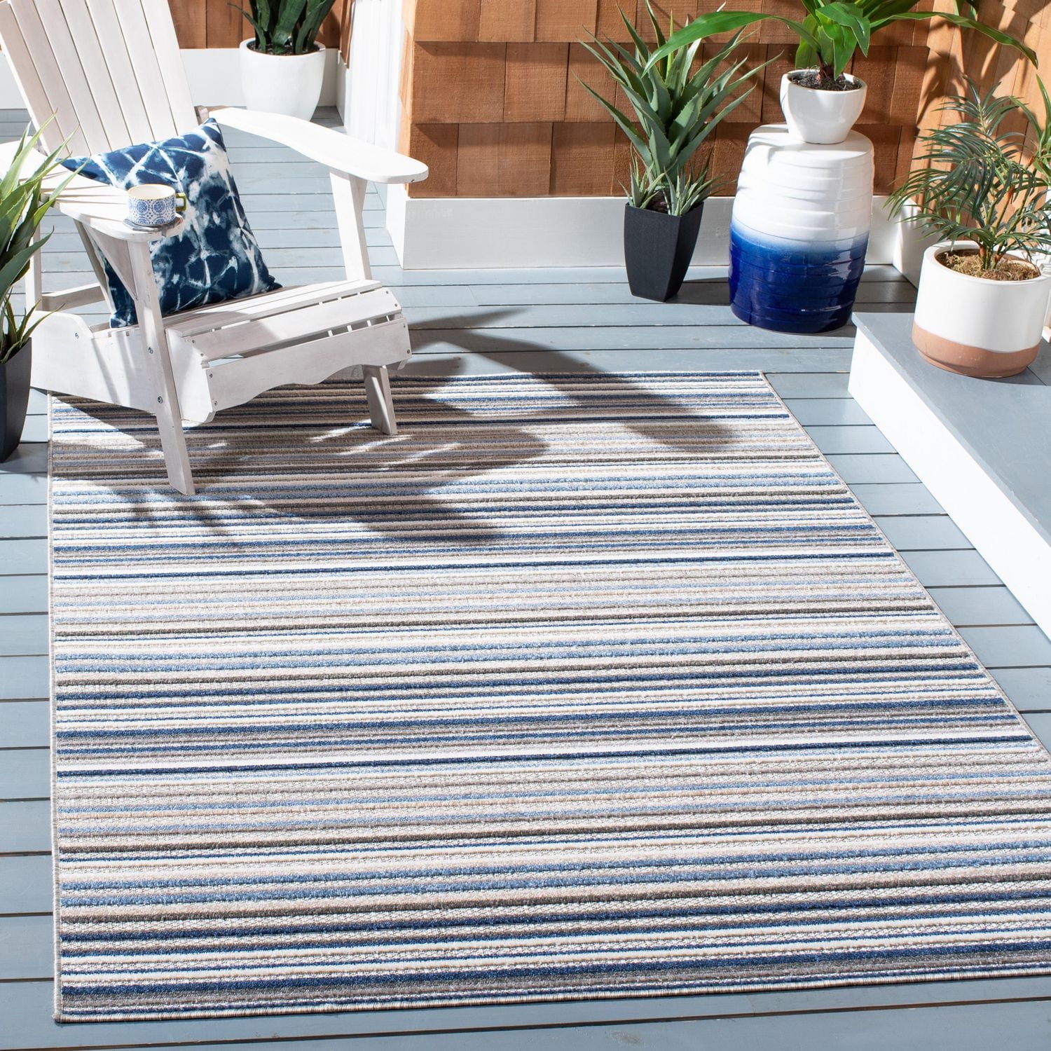 Safavieh Cabana Siomha Tapis Rayé Extérieur