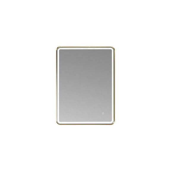 Vinnova Design 24'' Rectangle LED Lighted Accent Bathroom/Vanity Wall Mirror