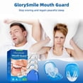 thumbnail image 2 of GlorySmile Night Guard Anti-Tooth Grinding Device - Motion Tooth Protector - Sleep Anti-Snoring Appliance - 8-piece Family Set, 2 of 10