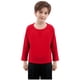 thumbnail image 5 of Blusas y camisas de manga larga con cuello redondo para niños pequeños, moda para niños, lindos colores sólidos, suaves, de manga larga, camiseta de cuello redondo, conjunto de cuatro piezas, camisola, 5 of 9