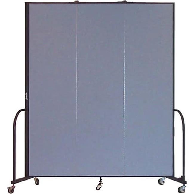 3 Panel Standing Partition, 7 ft. 4 in. x 5 ft. 9 in.