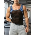 thumbnail image 4 of FEOYA Sleeveless Muscle Shirts Mens Camo Youth Workout Tank Top Vest Fitness Camouflage Undershirts Breathable Patchwork Vest T-Shirts Casual Activewear for Athletic Sport Gym Yoga L, 4 of 7