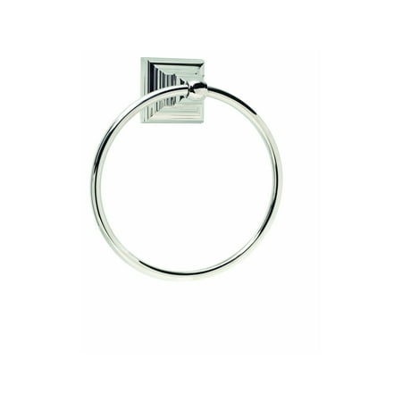 - Amerock BH26511PN Markham 6-7/8in(175mm) LGTH Towel Ring - Polished Nickel