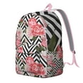 thumbnail image 2 of Rustic Sunflower Backpack&nbsp;- Farmhouse Country Waterproof Bookbag, Vintage Yellow Bloom with Wildflowers & Artistic Illustration, 2 of 5