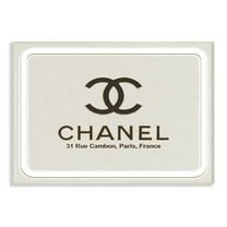 Stupell Industries French Glam Fashion Sign Designer Style Brand Wall Plaque by Ziwei Li