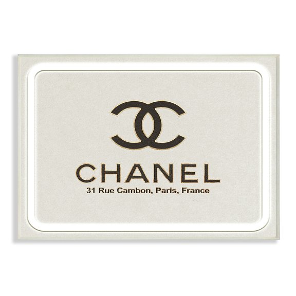 Stupell Industries French Glam Fashion Sign Designer Style Brand Wall Plaque by Ziwei Li