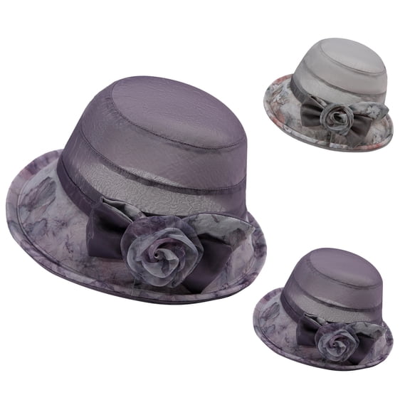 Tea Party Hats for Women Easter Ink Print Bucket Hat With Elegant Beach Sun Hat for Women