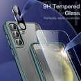 thumbnail image 6 of JETech 5 in 1 Case for Samsung Galaxy S24+ / S24 Plus 5G with 2-Pack Each Tempered Glass Screen Protector and Camera Lens Protector, Non-Yellowing Shockproof Bumper Phone Cover (Dark Blue), 6 of 7