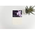 thumbnail image 2 of Mpc Brands Funeral Thank You Cards - Sympathy Bereavement Thank You Cards With Envelopes - Message Inside (25 Purple Orchid), 2 of 4