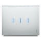thumbnail image 1 of Interruptor Inteligente Triple Wifi L Blanco VETO Plura Smart No requiere de Neutro, 1 of 4