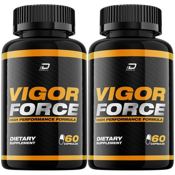 (2 Pack) Vigor Force for Men Capsules, VigorForce Pills, Vigor Force Advanced Formula, Vigor Force Dietary Supplement, VigorForce All Natural Support Formula Reviews (120 Capsules)