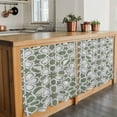 thumbnail image 6 of Sage Green Tier Curtains 24 Inch Length, Retro Abstract Morocco Geometric Texture Cafe Short Curtains for Bathroom Over Sink, Small Kitchen Curtain Light Filtering Tiered Drapes 2 Panels 27.5"Wx24"L, 6 of 8