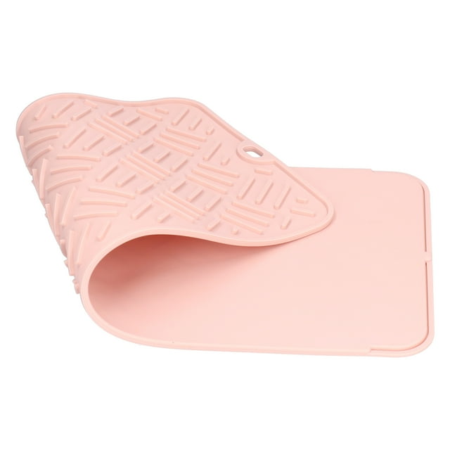 Food Safe Non Slip Pad, Heat Resistant, Easy to Clean, Foldable, Multifunctional Silicone Mat for Kitchen Countertop, Sink, Refrigerator, Drawer, Pet Food, and More