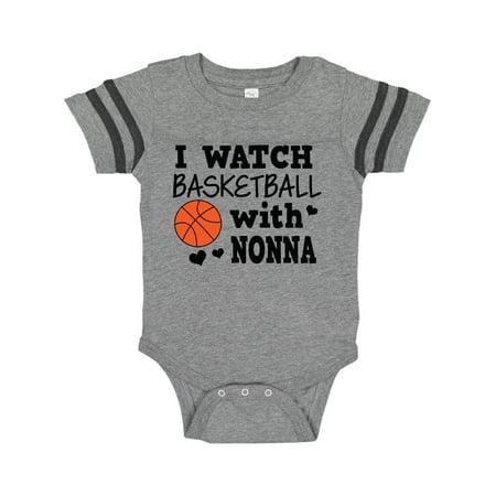 

Inktastic I Watch Basketball with Nonna Gift Baby Boy Bodysuit