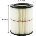 thumbnail image 2 of 17816 Replacement Filter For Craftsman 9-17816 Wet/Dry Vacuum Cleaner Fit 5 gallon,2 pack, 2 of 5